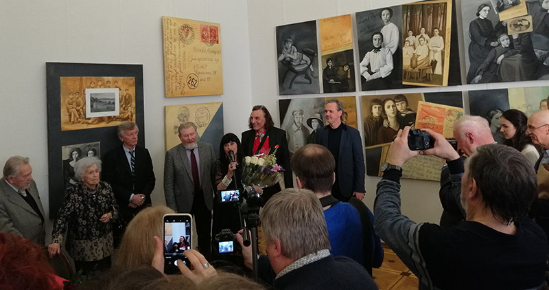 Торжественное открытие персональной выставки Татьяны Назаренко в Российской академии художеств