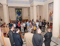 Открытие благотворительной выставки в Русской часовне Президентского Дворца на Мальте