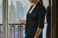 Девушка у окна. Стронский П.Т. 2020, холст, масло, 110х90