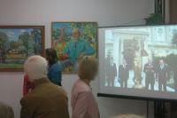 Открытие персональной выставки Петра Стронского в Новомосковске
